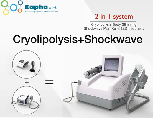 휴대용 ED 충격파 냉각 Cryolipolysis 지방 냉동 기계