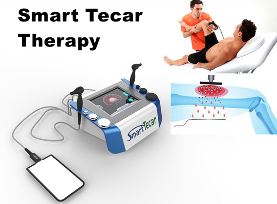 스페인 스포츠 부상을 위한 Diathermy RF 열 똑똑한 Tecar 물리 치료 기계 448KHz