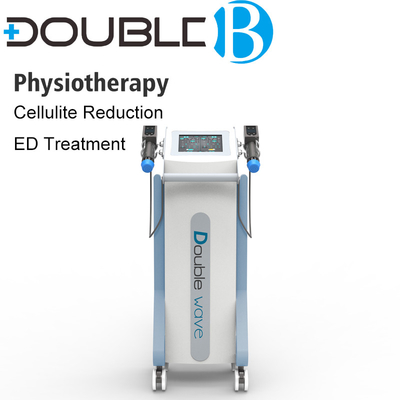 2개의 채널 셀룰라이트는 2개의 손잡이를 가진 5MJ 충격파 치료 장비를 감소시킵니다